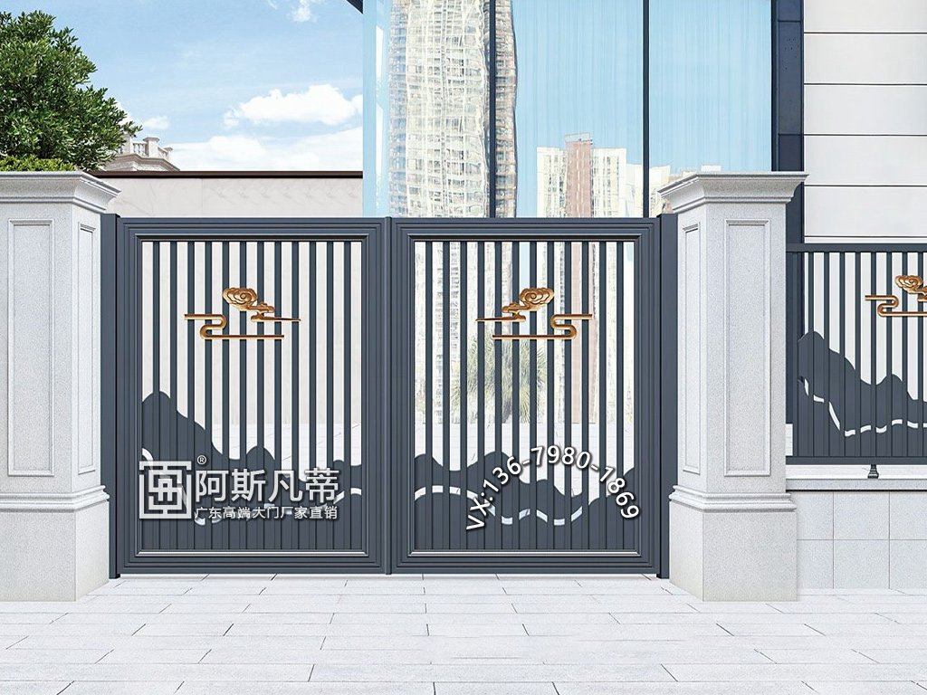西安大门设计铝合金大门大门效果图