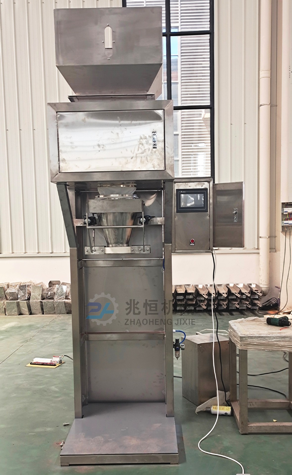 郑州市大米电子自动包装秤 颗粒25公斤厂家