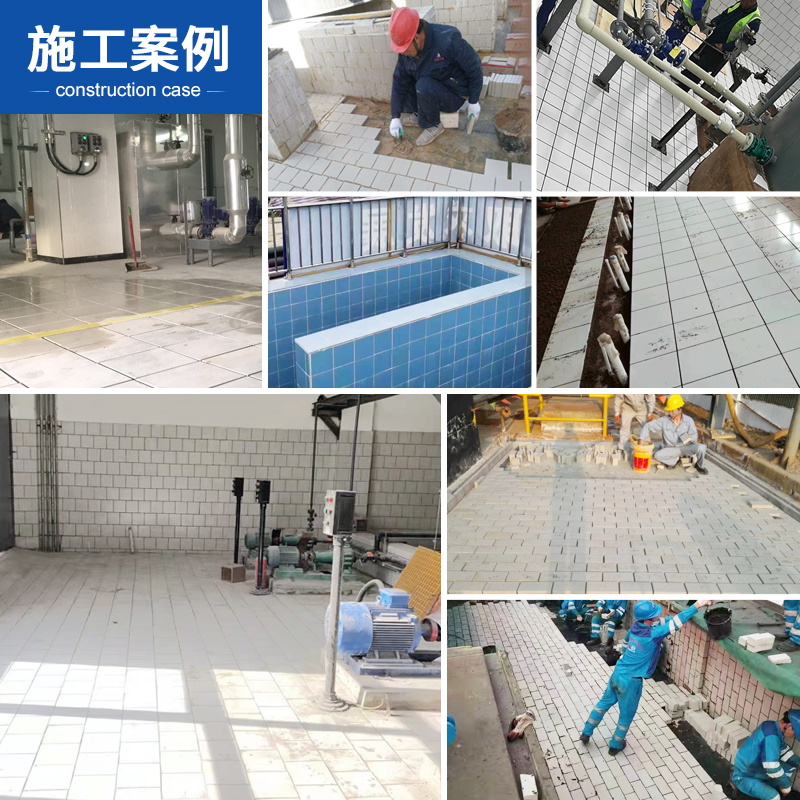 防腐耐酸耐酸砖 化工行业设备用防腐耐酸瓷砖 耐酸碱防渗性好