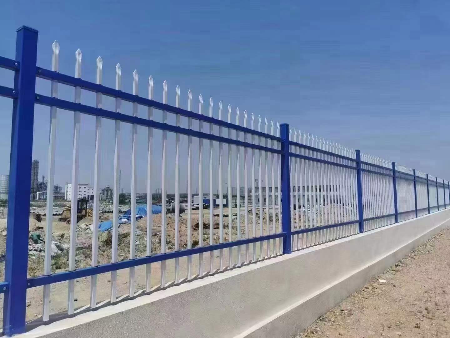 广东广州市小区护栏工厂围墙护栏社区道路护栏现货可定制