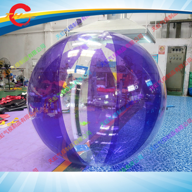 佛山1.8m充气水上步行球价格 彩色水上步行球定制