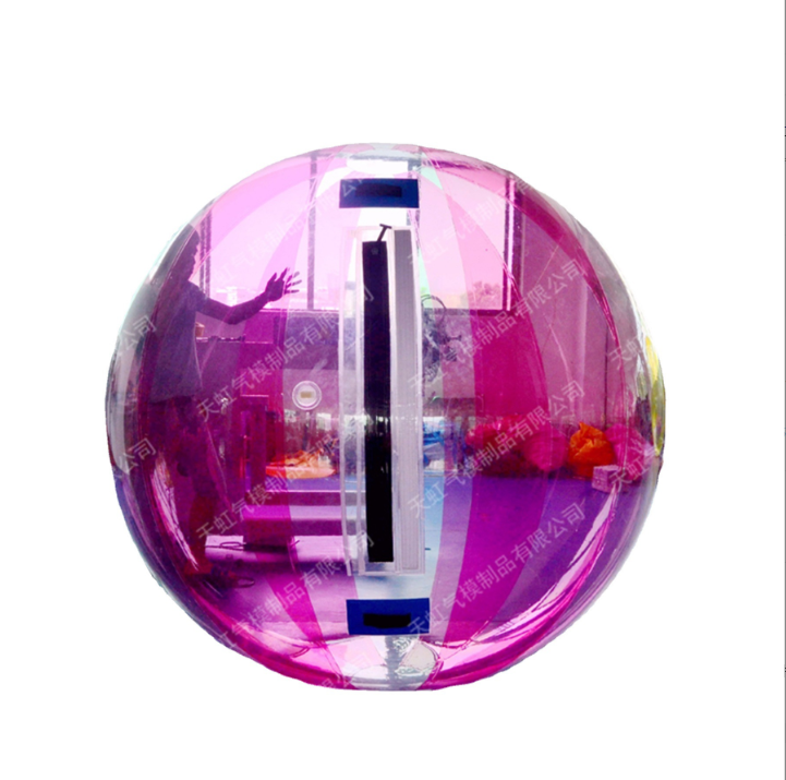 广州紫色悠波球价格 水上步行球 1.8m充气水上步行球供应 彩色水上步行球定制图片