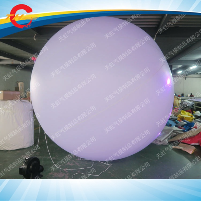 广州市2m广告升空大气球厂家佛山发光升空球定制 2m广告升空大气球可带灯 工厂大量气球供应
