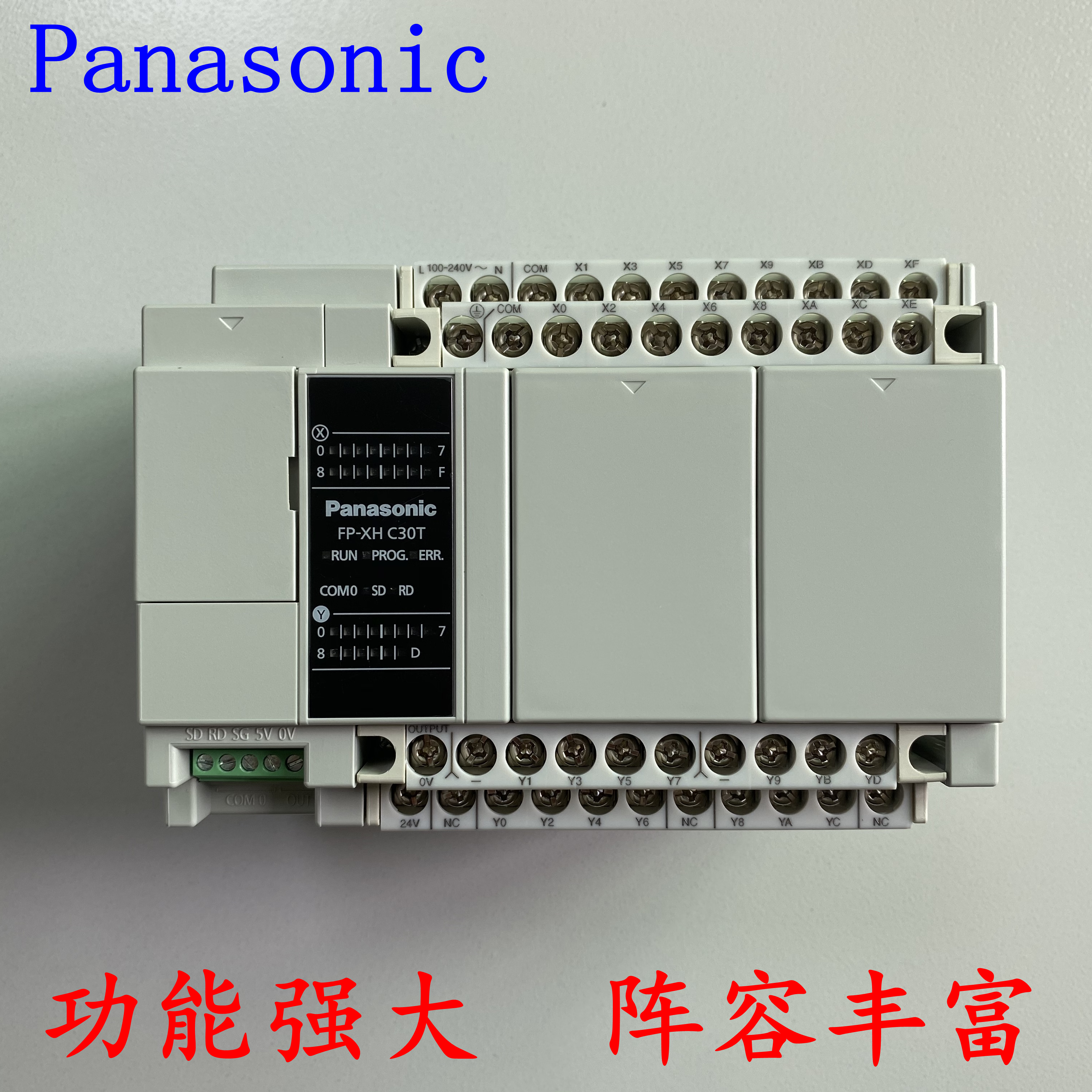 代理销售PLC可编程控制器AFPXHC60T六轴控制PLC