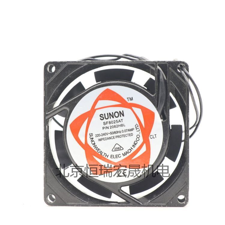 SUNON建准 SF8025AT 2082HBL 220V 8025 机柜散热风机