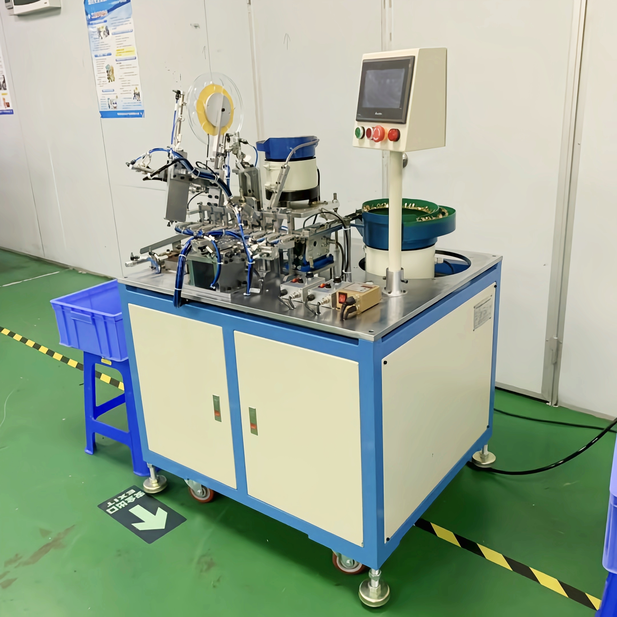 科羽鑫直销非标自动化微电机生产制造设备390碳精阻尼条配一体机