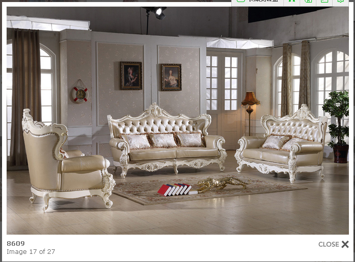 可支持定制高端欧式沙发 大理石面沙发配套桌子双人沙发图片