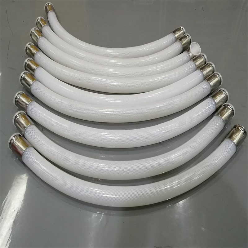 低压传输液体玻纤编织硅胶管_食品级透明硅胶编织网管_耐压硅胶管供应商