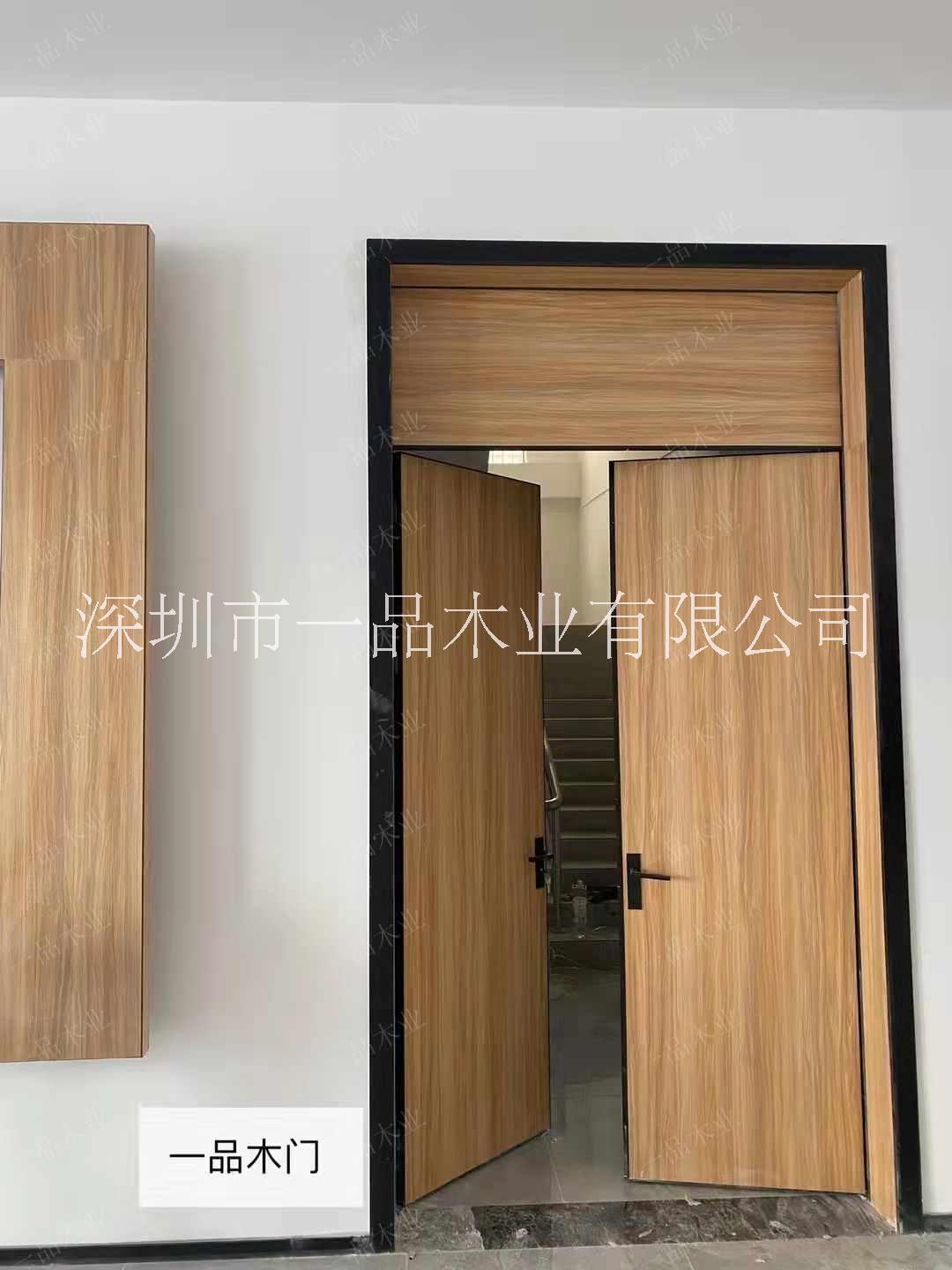深圳铝木生态门——窄框铝木生态门批发