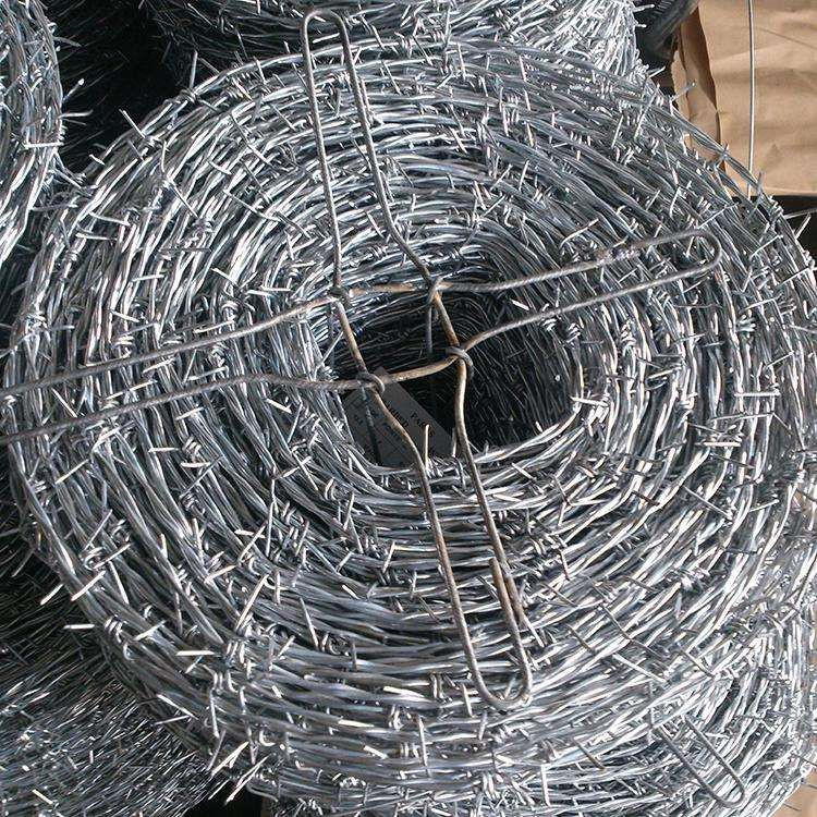 河北镀锌刺绳厂家供应武汉有刺铁丝网隔离护栏网图片