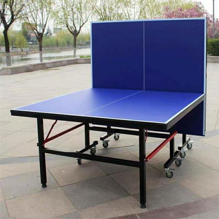 星沃体育器材 室内可折叠乒乓球桌 学校移动式乒乓球台 高密度板乒乓球案子​