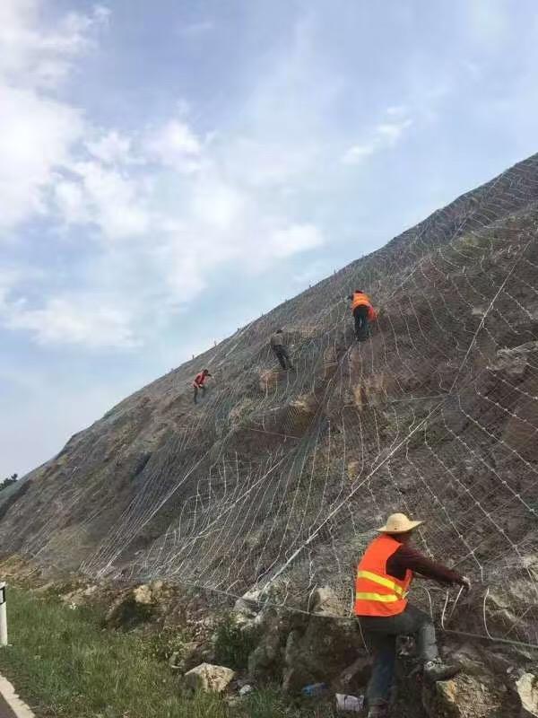 拦石防护网-主动山体加固网批发-甘肃主动拦石网价格