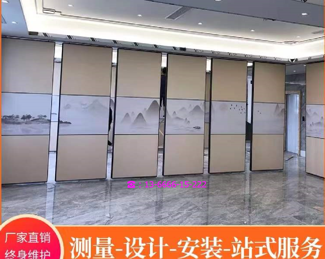 杭州隔断门设计安装-折叠隔断门厂家批发-免费测量-价格图片
