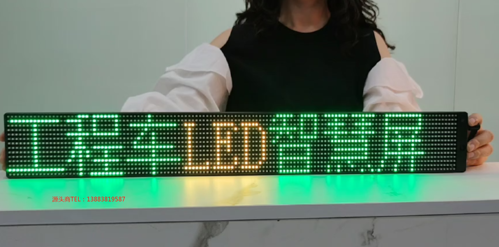 搅拌车led车载屏订购24v车载led显示屏混凝土标号LED屏支持语音播报商砼erp自动推送