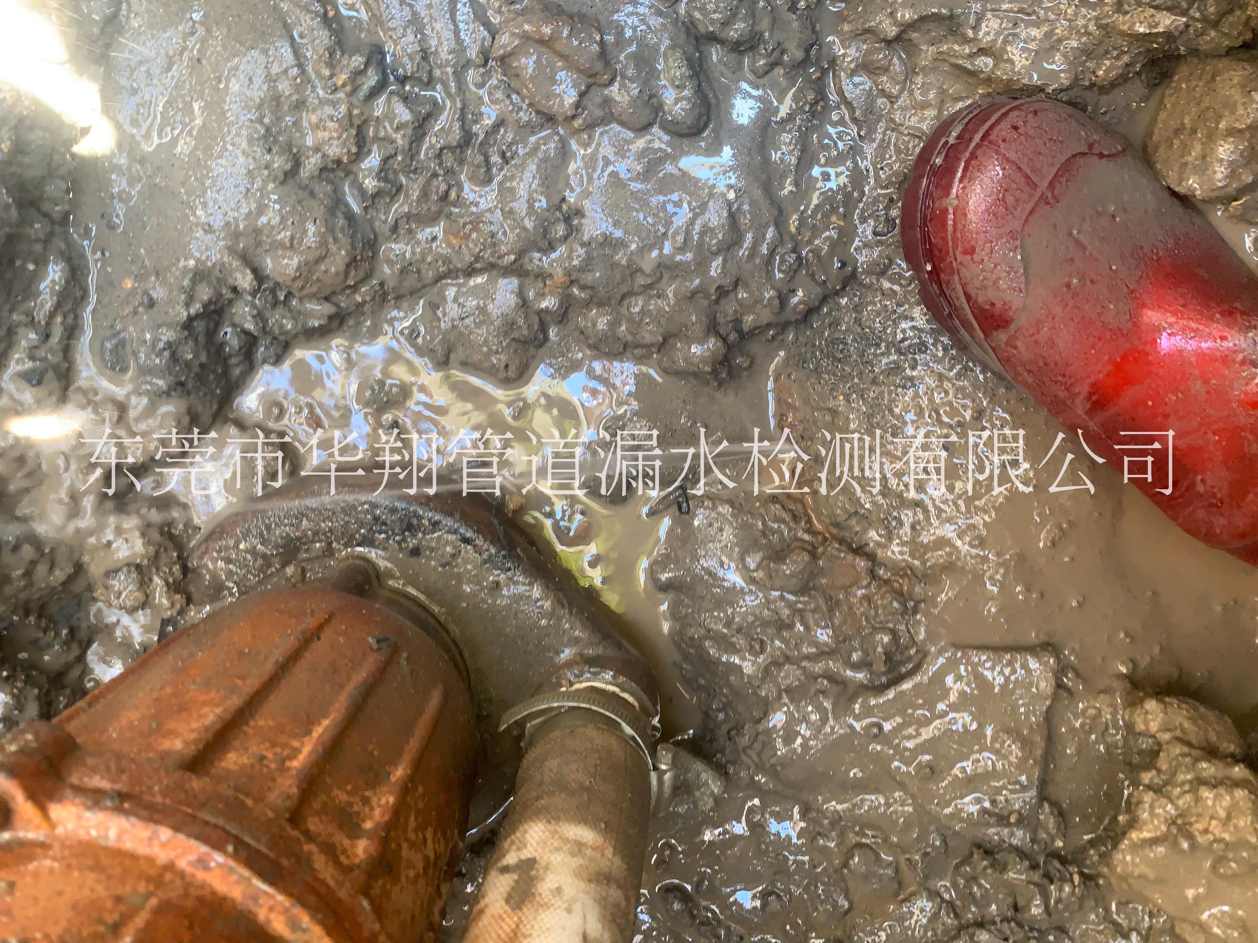 东莞水管破裂渗水检测，消防管断裂漏水抢险，金属管老化破裂测漏