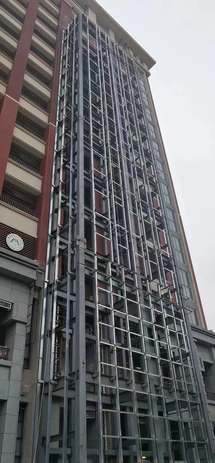 钢结构电梯施工方案， 加装电梯，钢结构电梯井，厦门市宏佳合机电设备有限公司