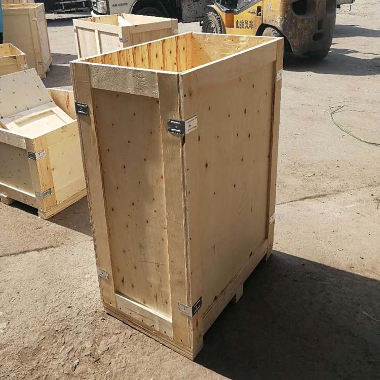青岛港机械设备木箱包装定做 可上门测量加固打包 木箱厂图片