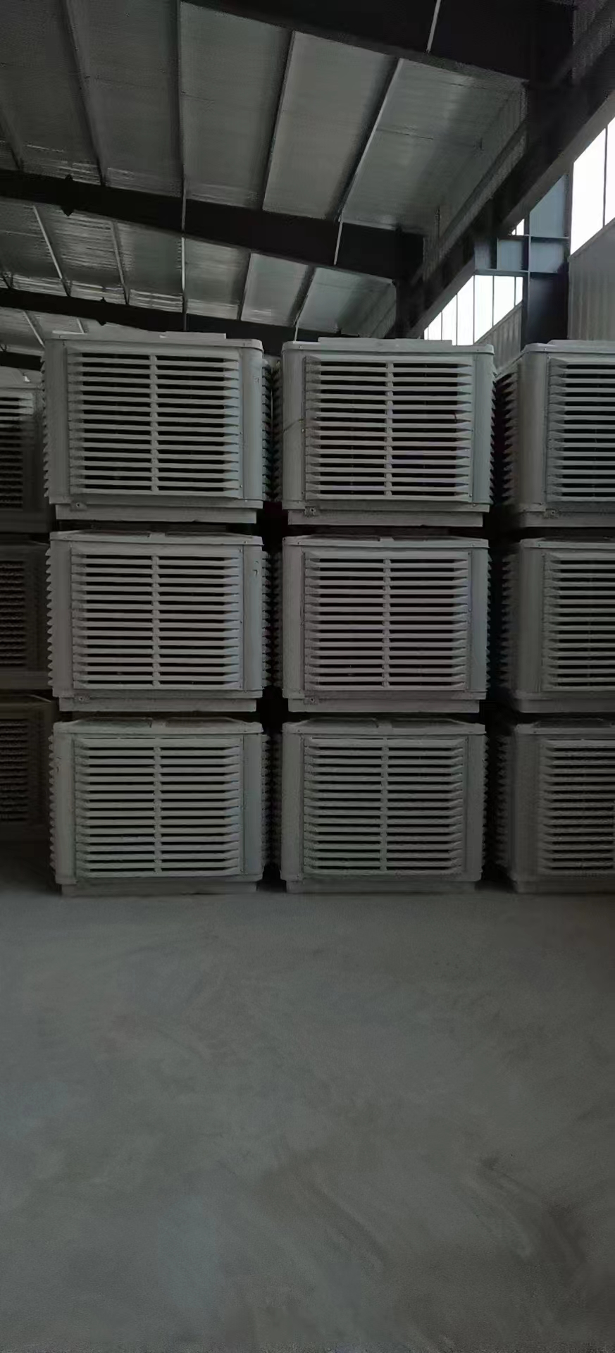 邢台纺织车间厂房通风降温空调 车间局部工位降温空调安装公司图片
