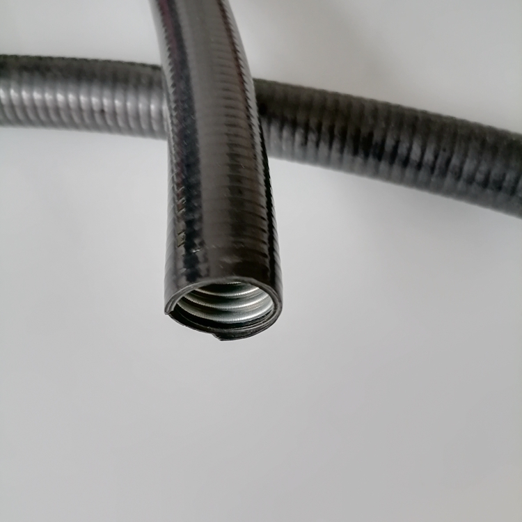 平包塑金属软管 PVC绝缘金属电缆护套 耐高温蛇皮管8-100mm 平包塑金属软管