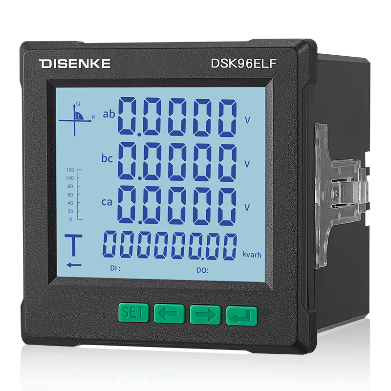DSK96ELF多功能复费率表_复费率电能表接线图_液晶多功能电力仪表