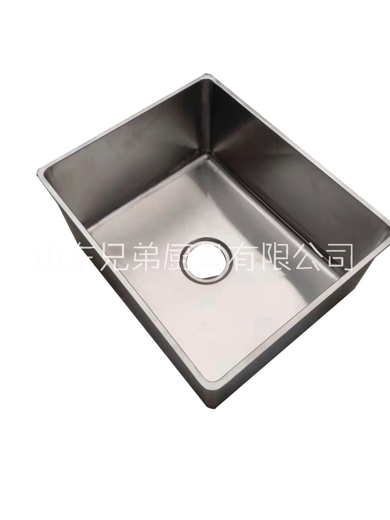 山东兄弟厨具 不锈钢洗手池，厨房洗涮池，水槽定制图片