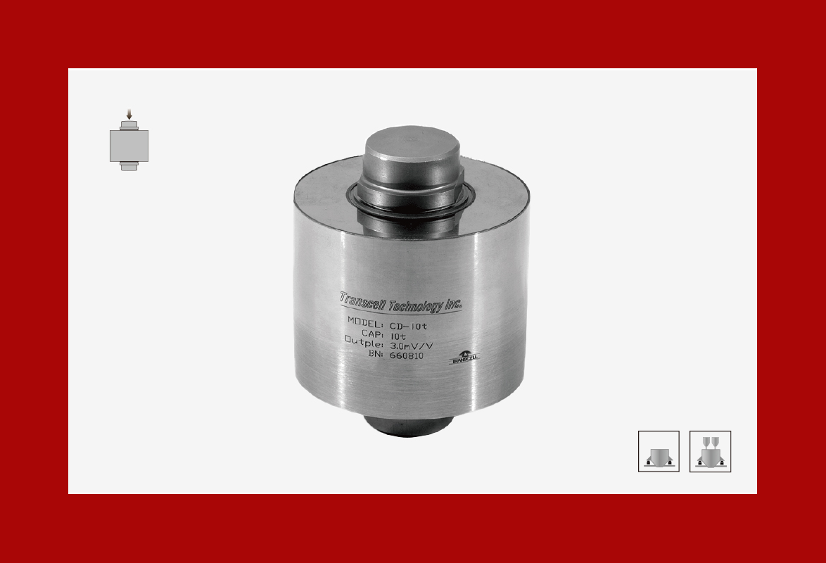 美国传力柱式焊接密封不锈钢传感器CD-10/20t高稳定性高精度一级代理商福州精控自动化设备有限公司