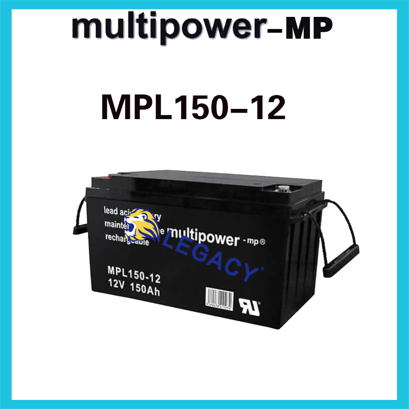德国MULTIPOWER蓄电池MPL150-12 12V 150AH AGM长寿命电池图片