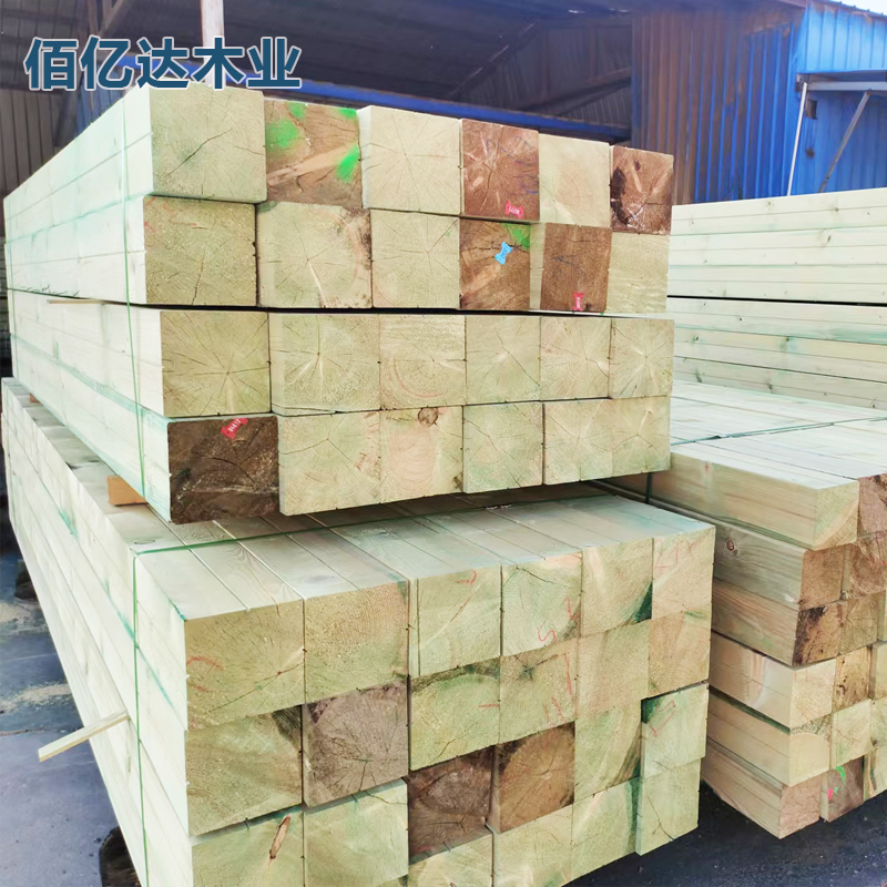 批发建筑木方在哪里 天津方木 建筑方木辐射松铁杉 可重复使用方条