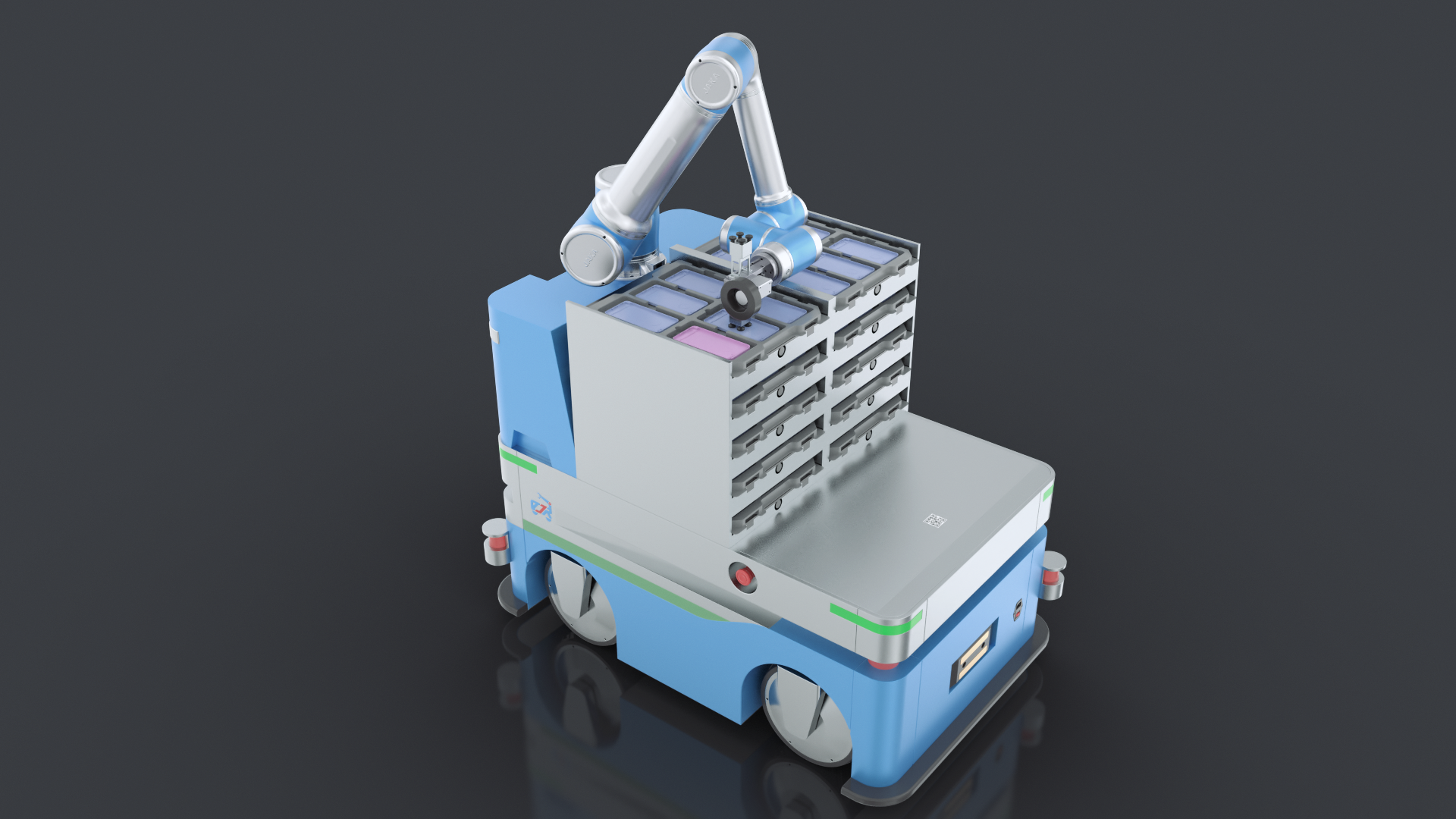 爱吉尔移动复合机器人 AJRS2移动复合机器人 自主移动 精准取放 安全可靠