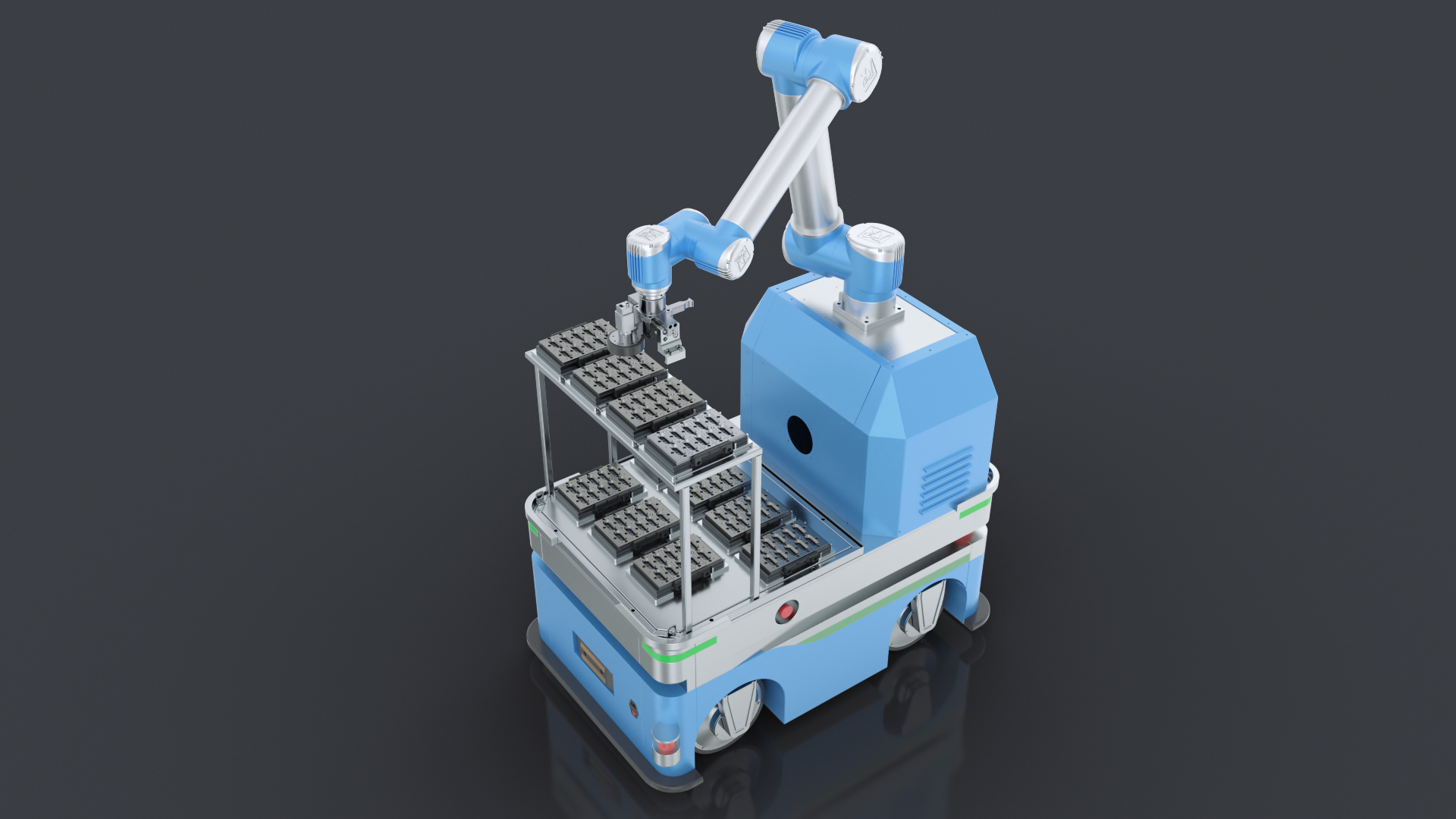 爱吉尔移动复合机器人 AJRS2移动复合机器人 自主移动 精准取放 安全可靠