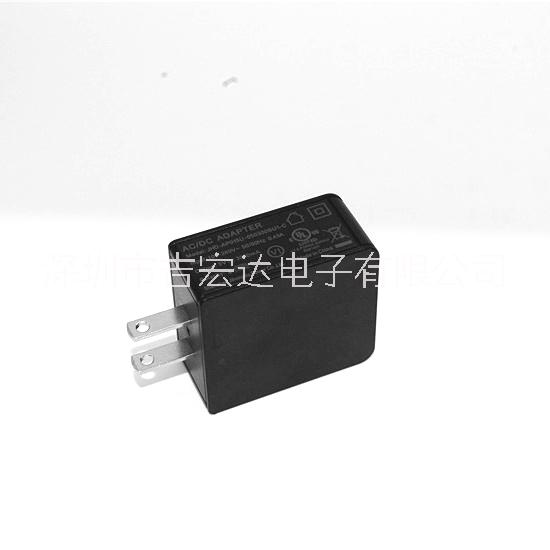 平板电脑用美规5V3A USB充电器 ul认证黑色电源适配器