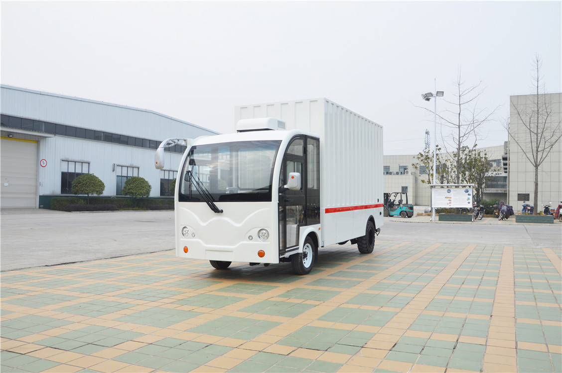 宜昌鑫威电动车 车间3吨货物转运车  货物转运车价格 3吨箱式货车 JZH32-3T