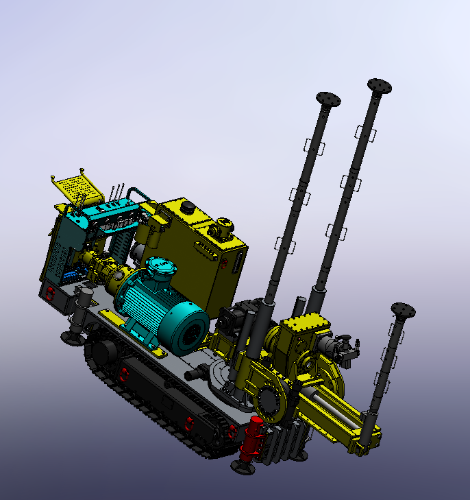 捷图/煤矿用履带式液压坑道钻机ZDY3500LPS有MA证整机可定制