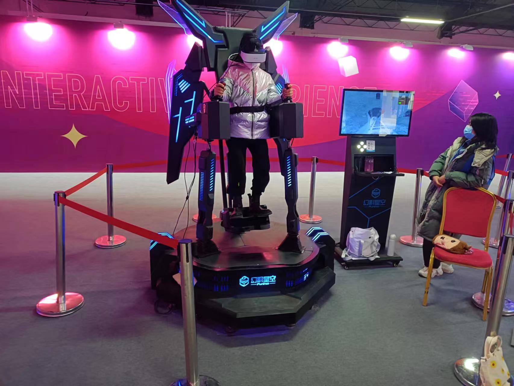 VR摩托车VR神舟飞船VR太空舱出租VR设备博览会展览图片