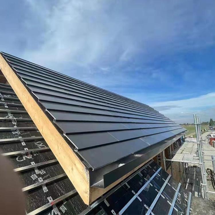六方板平锁扣 艺术馆屋面建材制作安装屋面系统 铝镁锰合金屋面板