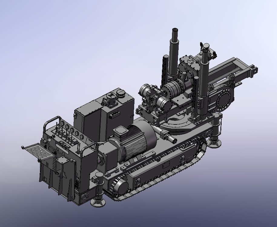 履带式全液压坑道钻机ZDY4800LPS型号双泵设计思路低转速大扭矩图片