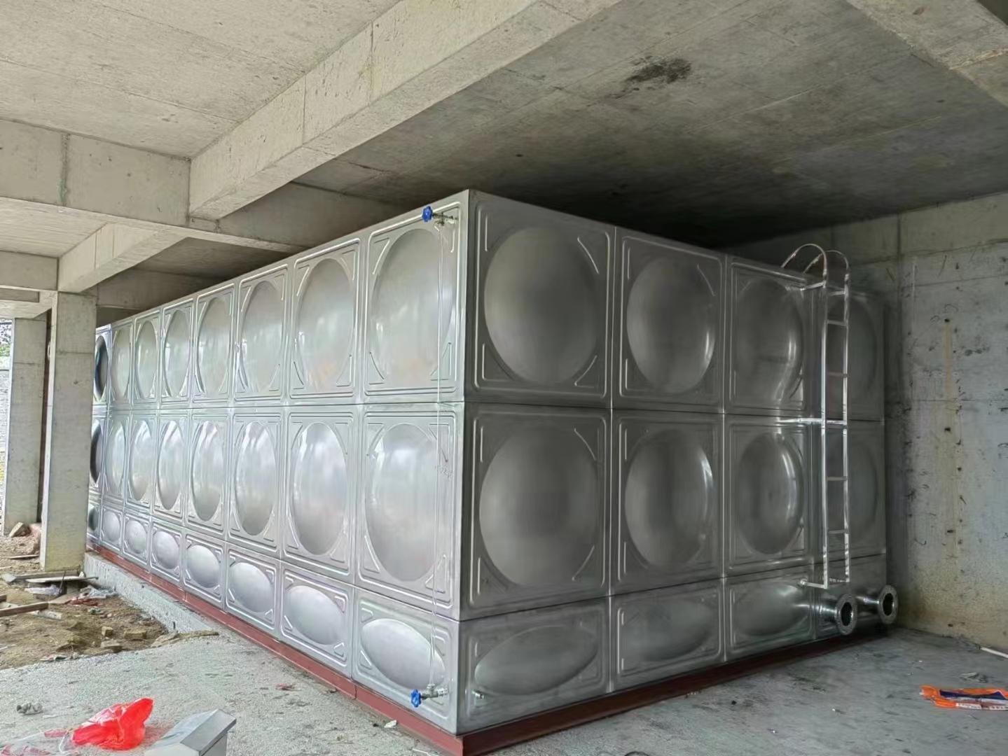 焊接组合式保温蓄水箱304不锈钢生活方形消防水塔不锈钢水箱