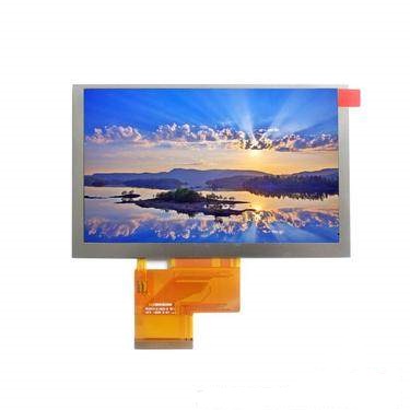 群创5寸高清液晶屏生产厂家50Pin接口RGB800*480高亮5寸工业级液晶显示屏