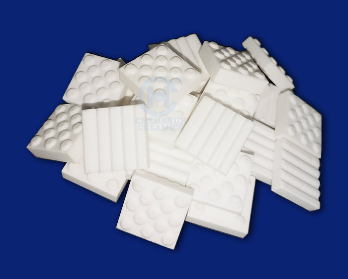 马赛克陶瓷片 92/95氧化铝陶瓷片 工业防磨耐磨陶瓷片