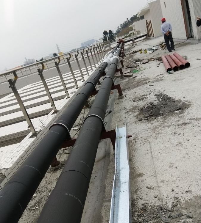 广州工厂空调风柜移位  冷冻冷却空调水管改造  废旧水管换新