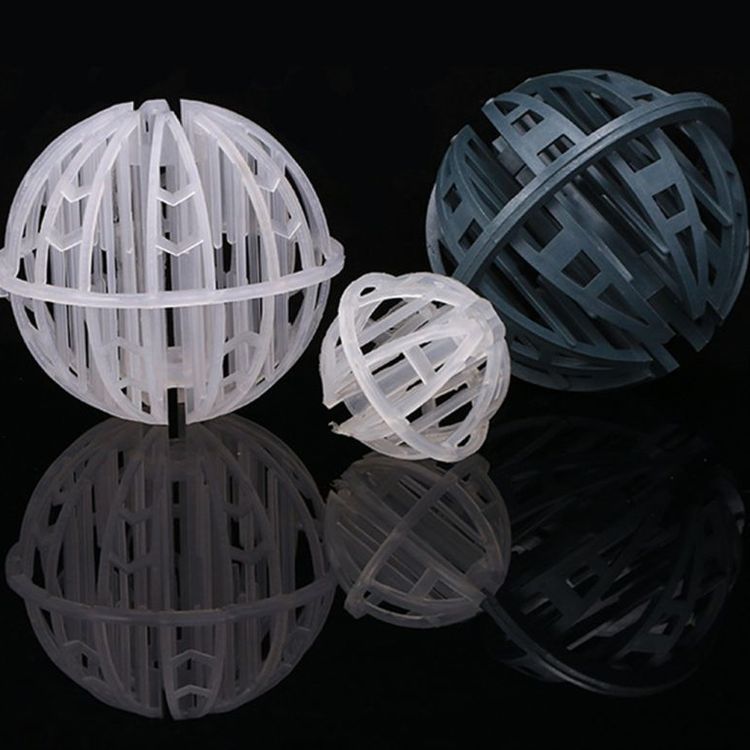 水处理填料 塑料PP多面环保空心球 PP无边花环填料 泰勒花环 水处理热敏性处理  塑料灯笼环填料图片