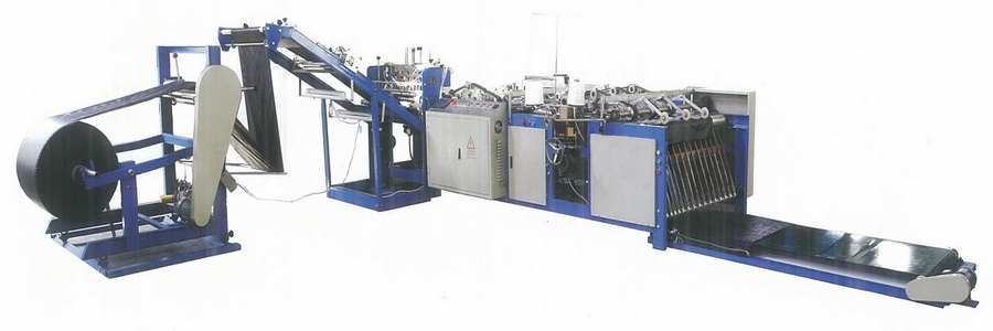安徽恒瑞克机械设备编织袋自动切缝（套袋）机编织袋切缝设备19956612032图片