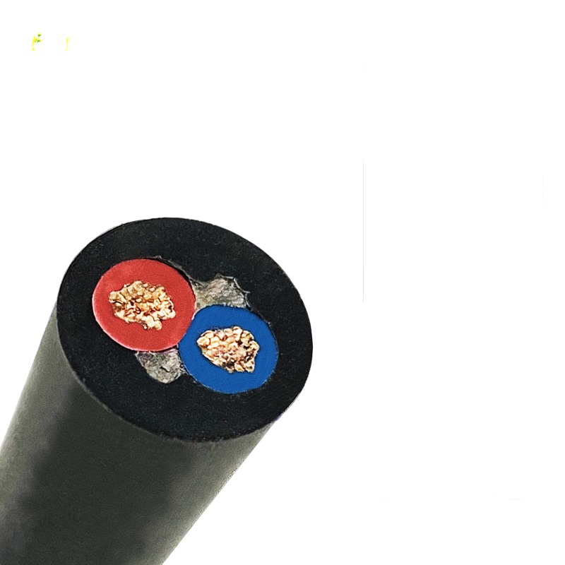 金环宇电缆 阻燃通用橡套软电缆ZR-YCV 2X2.5平方2芯电缆足米