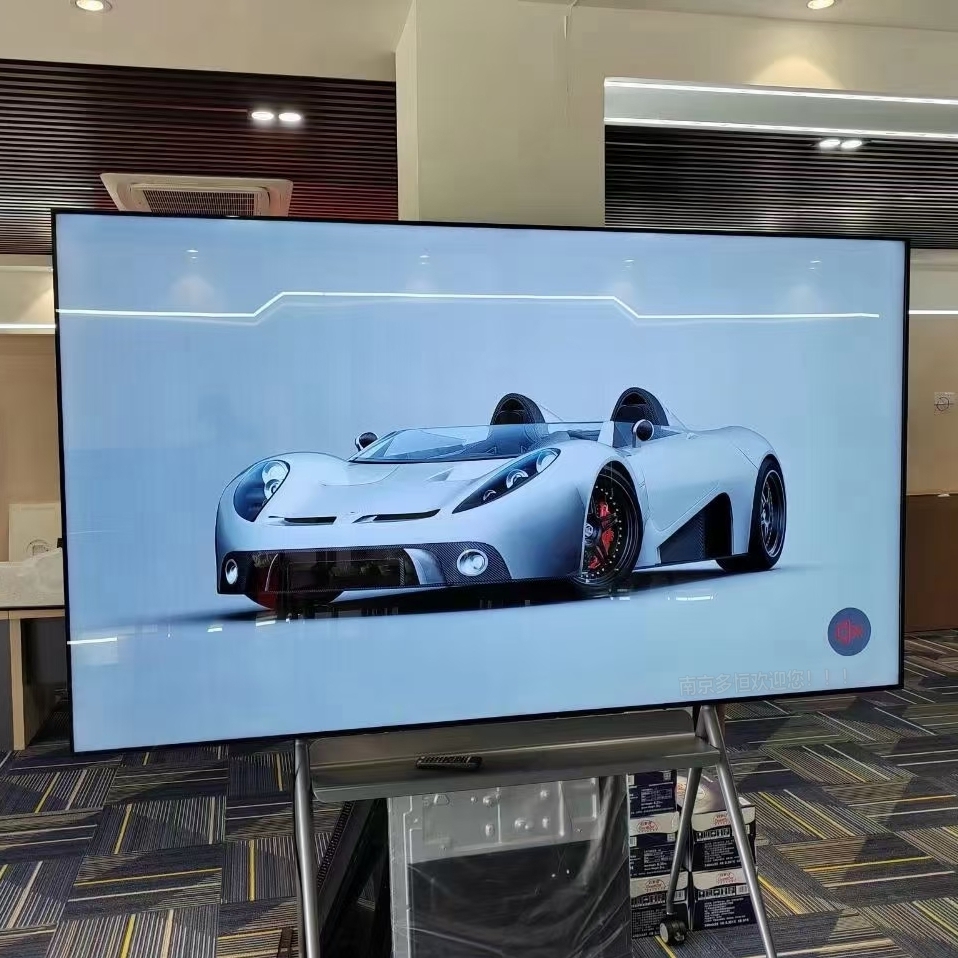 86寸4K高清广告屏 壁挂竖式显示屏 多媒体互动触摸一体机