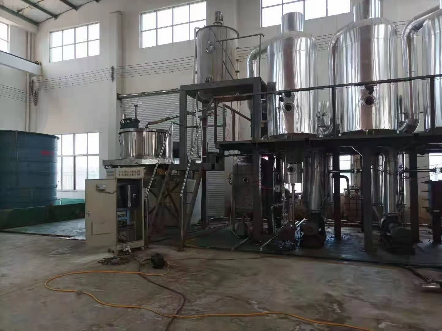 济宁市二手三效蒸发器厂家二手三效蒸发器  二手强制循环蒸发器  二手3吨钛材蒸发器处理