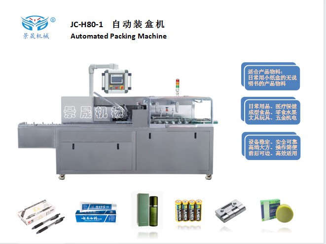 JC-H80-1自动装盒机 商用包装机机械设备打包机图片