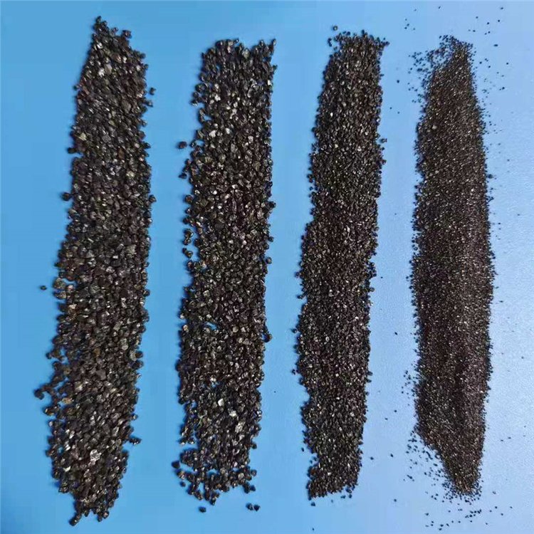 科菊除锈用金刚砂 10-20目黑色 透水砖石材用 亮黑砂