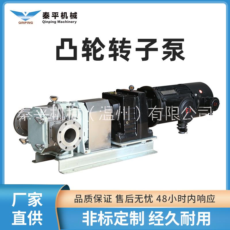 秦平-QP120M不锈钢凸轮泵-双端机封-配备防爆电机
