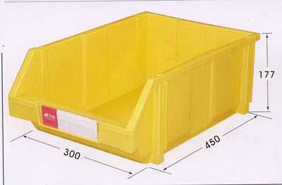 塑料组合式零件盒物料盒元件盒螺丝盒分类收纳盒斜口塑料盒货架批发