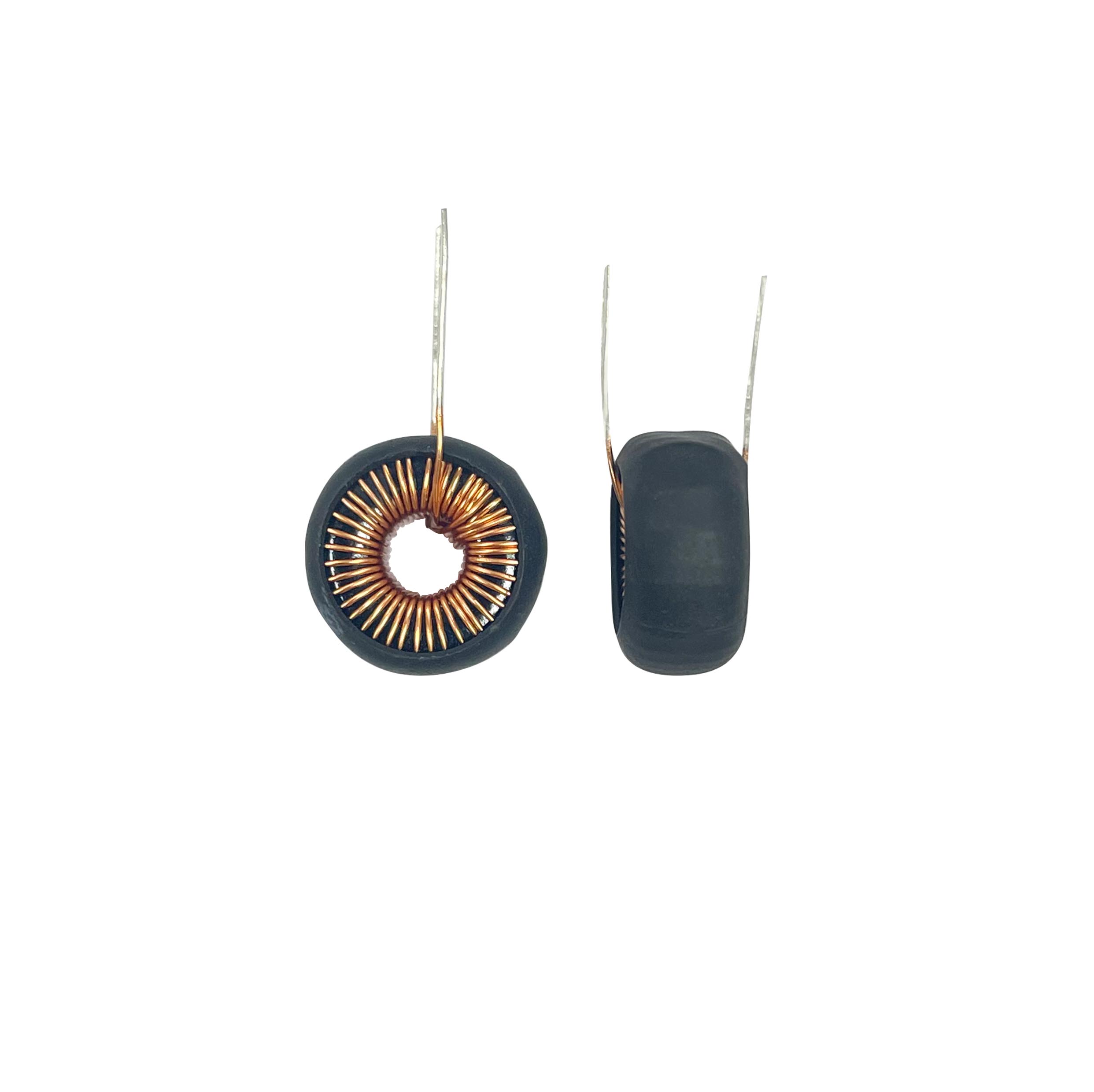 立式铁石圭铝电感KS068125A-800UH双套管插件磁环电感